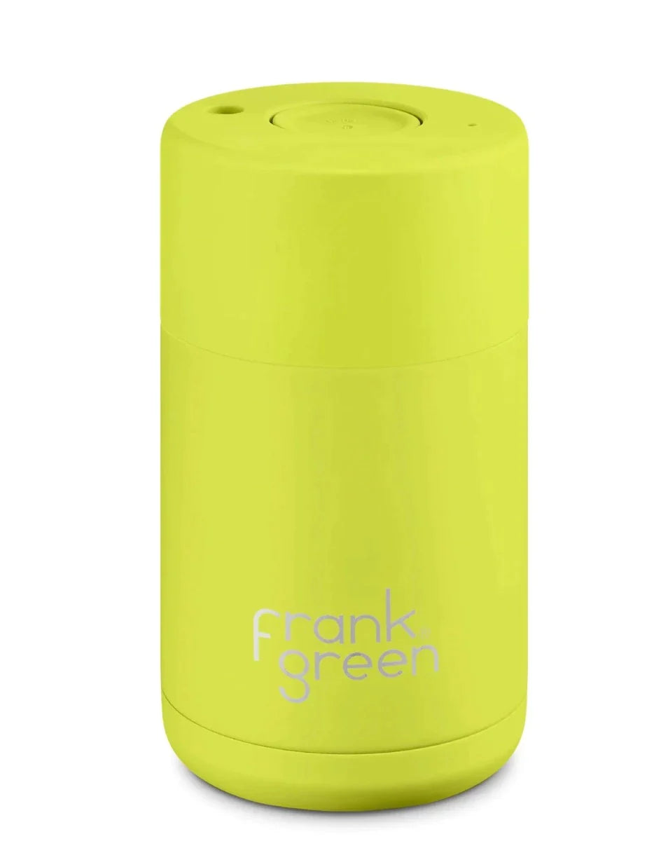 Frank Green ceramic reusable cup 12 oz Button Lid