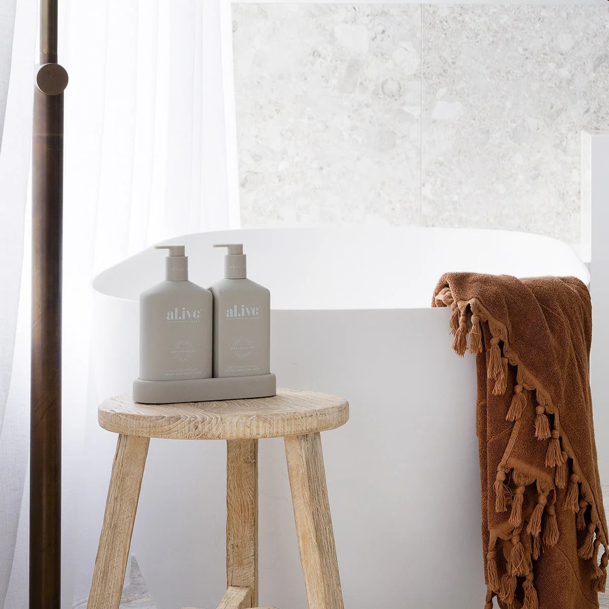 Alive Wash & Lotion Duo - Sea Cotton & Coconut