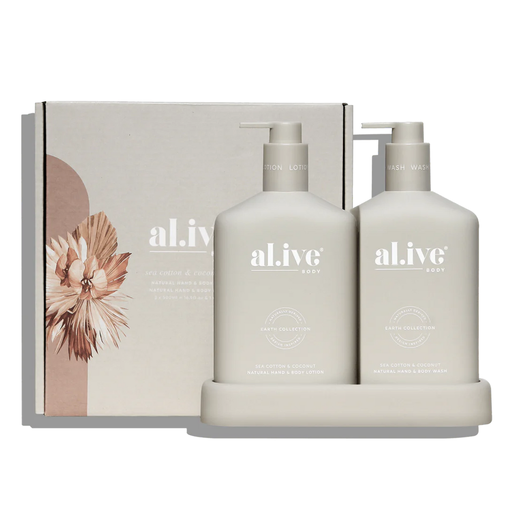 Alive Wash & Lotion Duo - Sea Cotton & Coconut