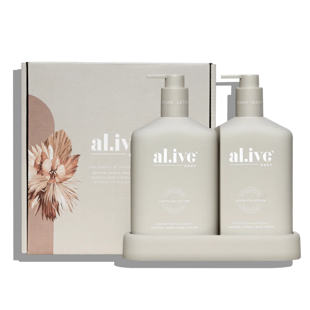 Alive Wash & Lotion Duo - Sea Cotton & Coconut