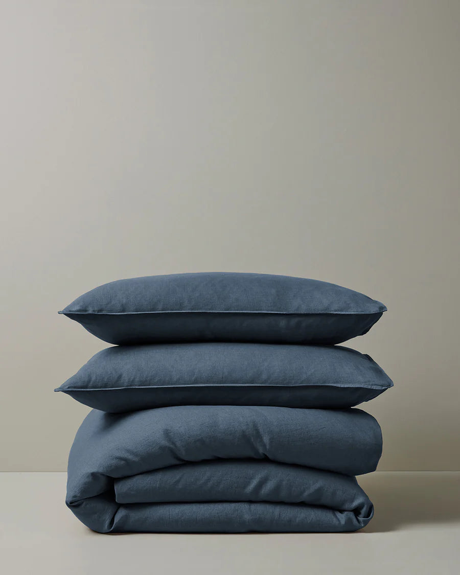 ravello pillowcase pair - denim