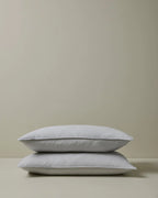ravello pillowcase pair - silver