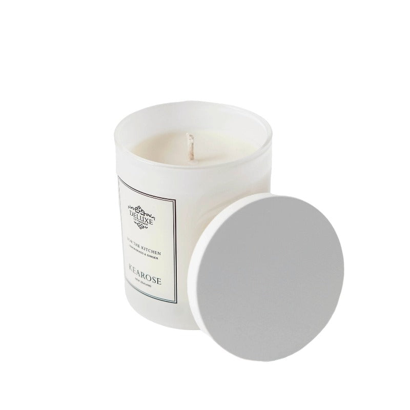 Kearose Strawberries & Champagne - White Candle